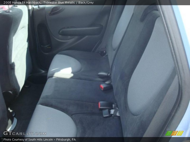 Tidewater Blue Metallic / Black/Grey 2008 Honda Fit Hatchback