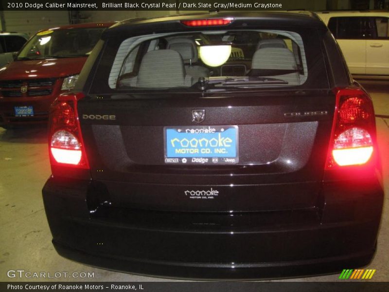 Brilliant Black Crystal Pearl / Dark Slate Gray/Medium Graystone 2010 Dodge Caliber Mainstreet