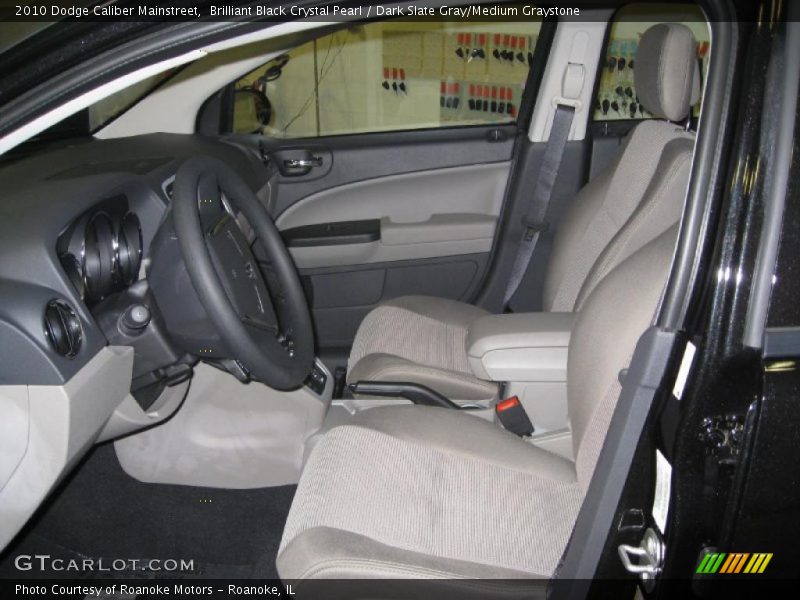 Brilliant Black Crystal Pearl / Dark Slate Gray/Medium Graystone 2010 Dodge Caliber Mainstreet
