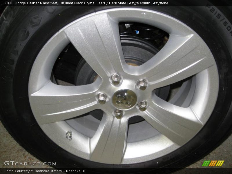 Brilliant Black Crystal Pearl / Dark Slate Gray/Medium Graystone 2010 Dodge Caliber Mainstreet