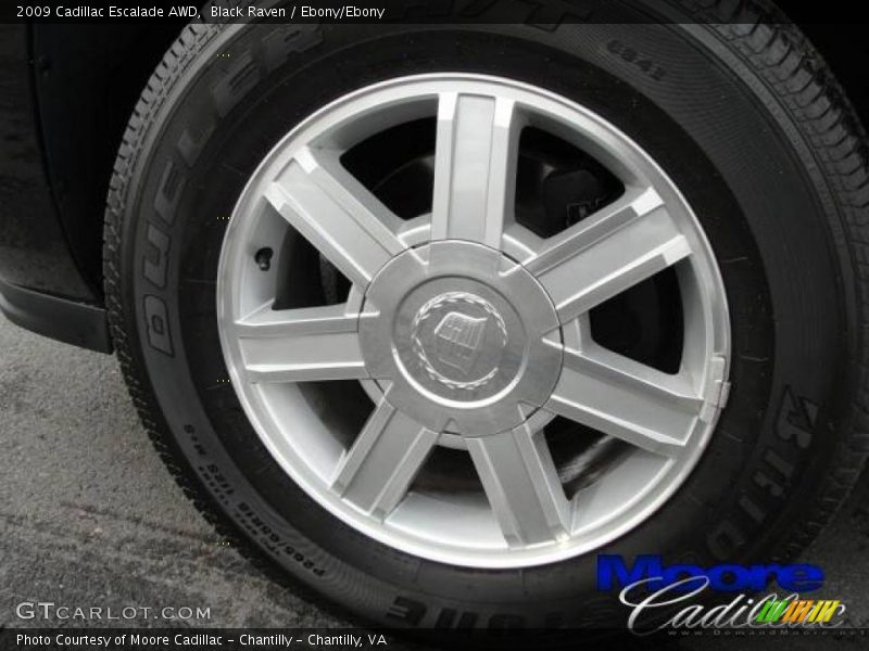 Black Raven / Ebony/Ebony 2009 Cadillac Escalade AWD