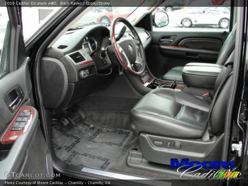Black Raven / Ebony/Ebony 2009 Cadillac Escalade AWD