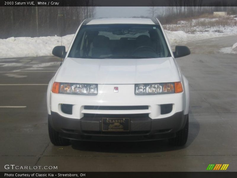 White / Gray 2003 Saturn VUE