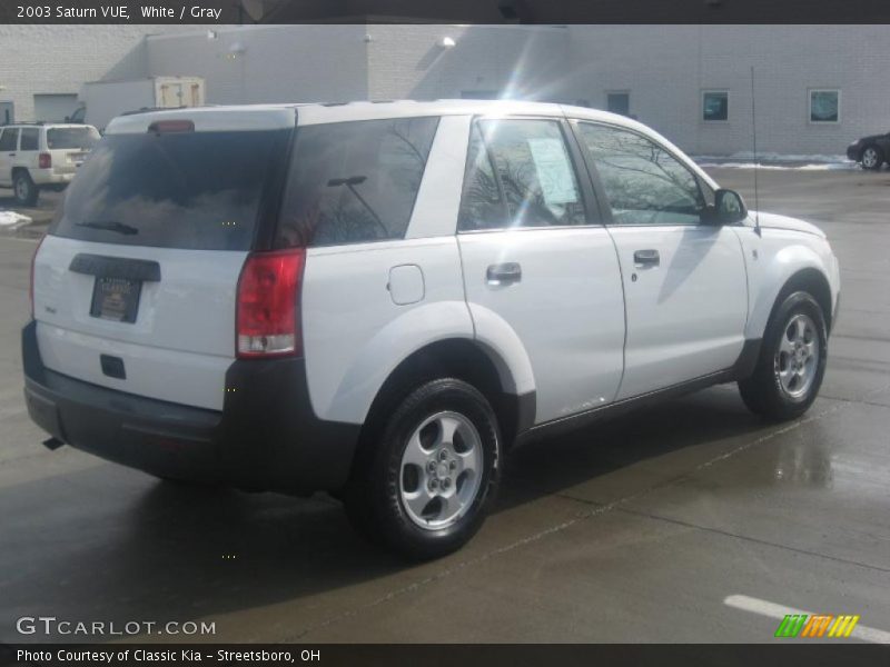 White / Gray 2003 Saturn VUE