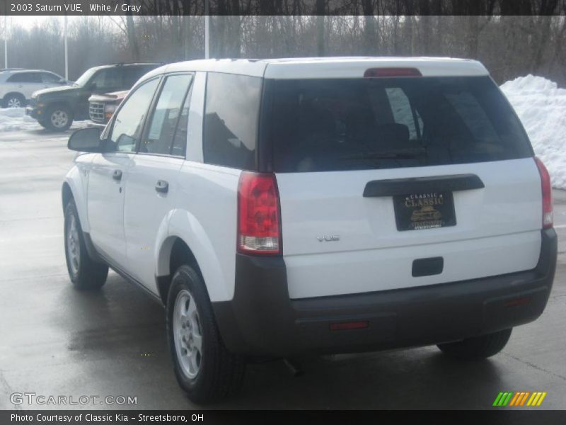 White / Gray 2003 Saturn VUE