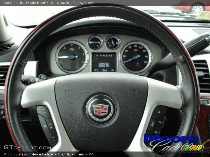 Black Raven / Ebony/Ebony 2009 Cadillac Escalade AWD