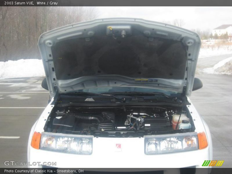 White / Gray 2003 Saturn VUE