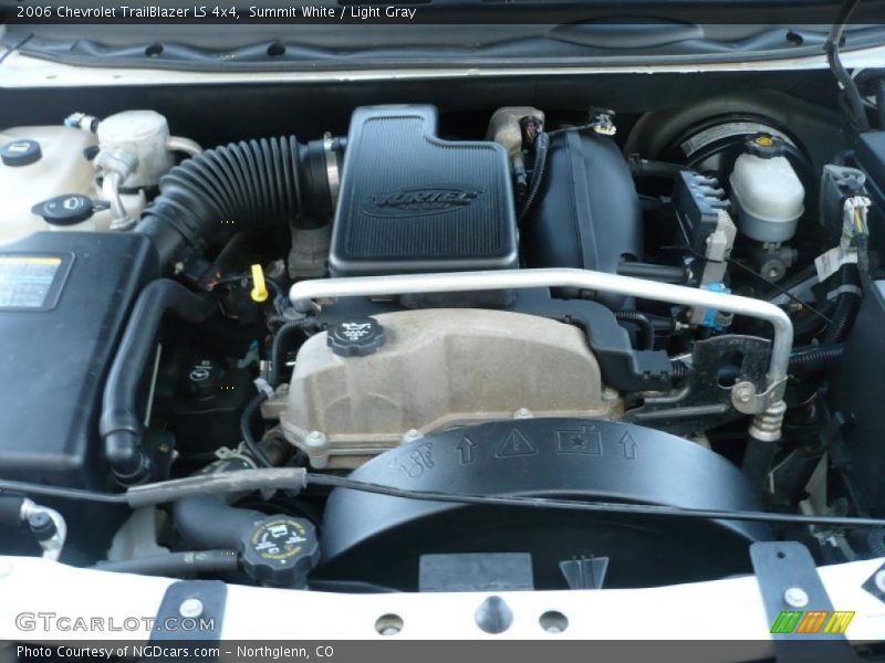 Summit White / Light Gray 2006 Chevrolet TrailBlazer LS 4x4