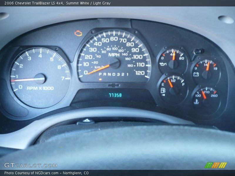Summit White / Light Gray 2006 Chevrolet TrailBlazer LS 4x4