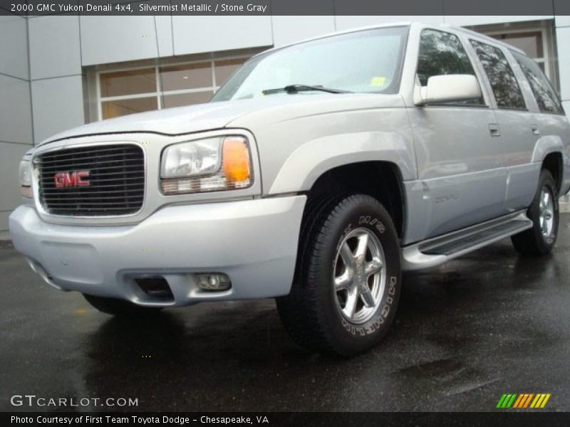 Silvermist Metallic / Stone Gray 2000 GMC Yukon Denali 4x4