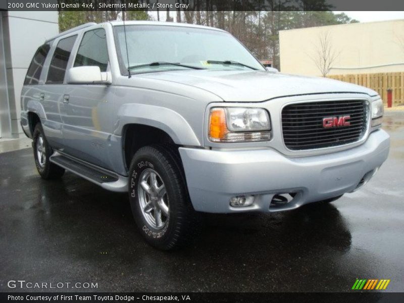 Silvermist Metallic / Stone Gray 2000 GMC Yukon Denali 4x4
