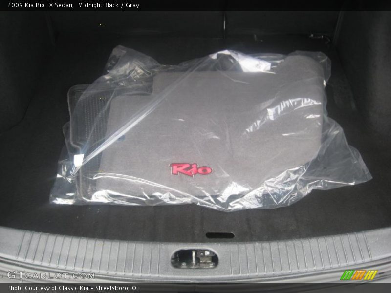 Midnight Black / Gray 2009 Kia Rio LX Sedan