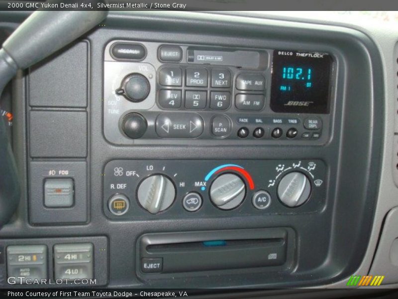 Silvermist Metallic / Stone Gray 2000 GMC Yukon Denali 4x4