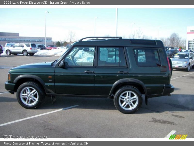 Epsom Green / Alpaca Beige 2003 Land Rover Discovery SE