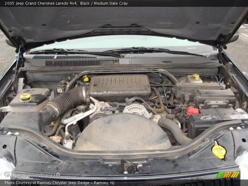 Black / Medium Slate Gray 2005 Jeep Grand Cherokee Laredo 4x4