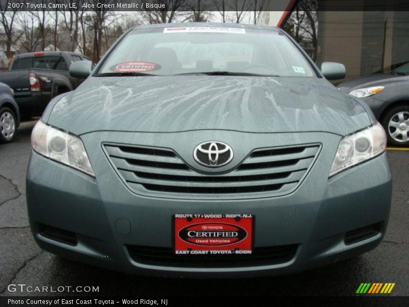 Aloe Green Metallic / Bisque 2007 Toyota Camry LE