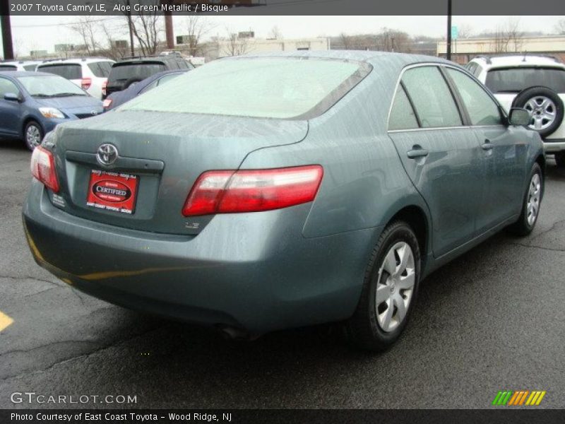 Aloe Green Metallic / Bisque 2007 Toyota Camry LE