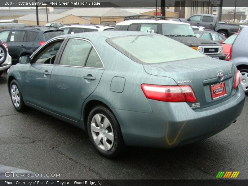 Aloe Green Metallic / Bisque 2007 Toyota Camry LE