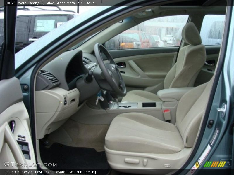 Aloe Green Metallic / Bisque 2007 Toyota Camry LE