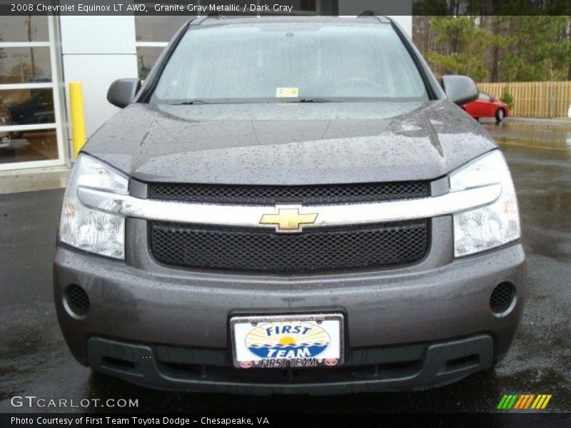 Granite Gray Metallic / Dark Gray 2008 Chevrolet Equinox LT AWD