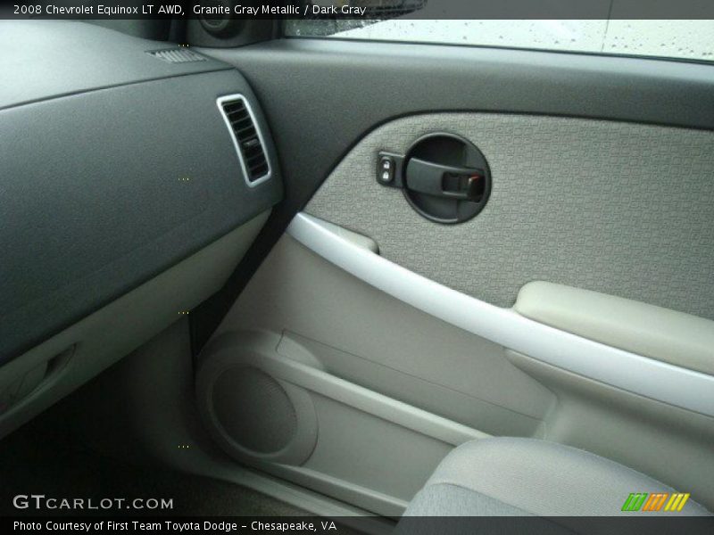Granite Gray Metallic / Dark Gray 2008 Chevrolet Equinox LT AWD