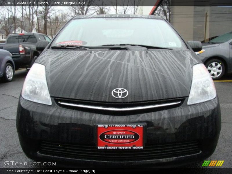 Black / Bisque Beige 2007 Toyota Prius Hybrid