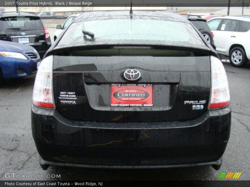 Black / Bisque Beige 2007 Toyota Prius Hybrid