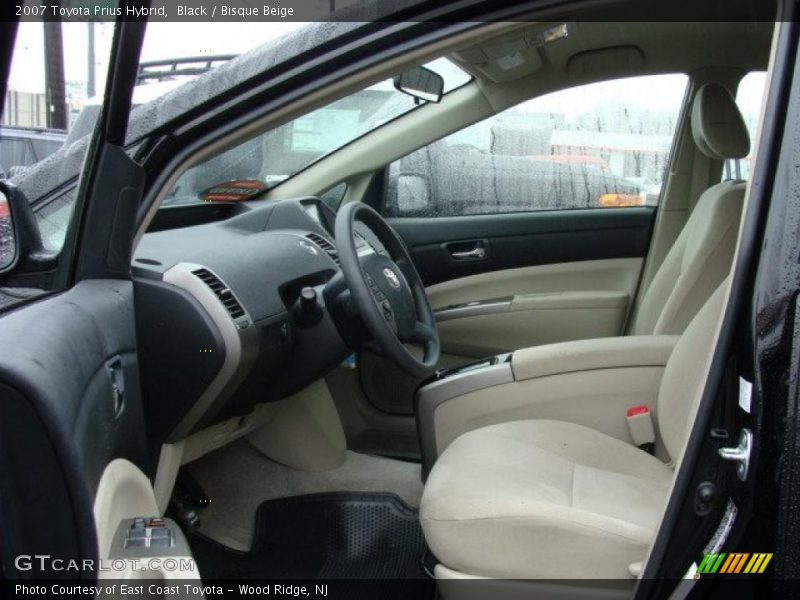 Black / Bisque Beige 2007 Toyota Prius Hybrid
