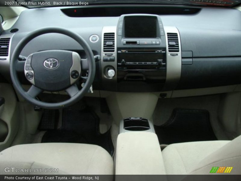 Black / Bisque Beige 2007 Toyota Prius Hybrid