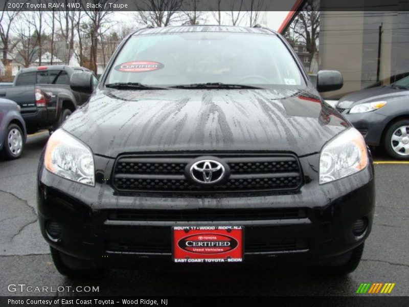 Black / Taupe 2007 Toyota RAV4 4WD