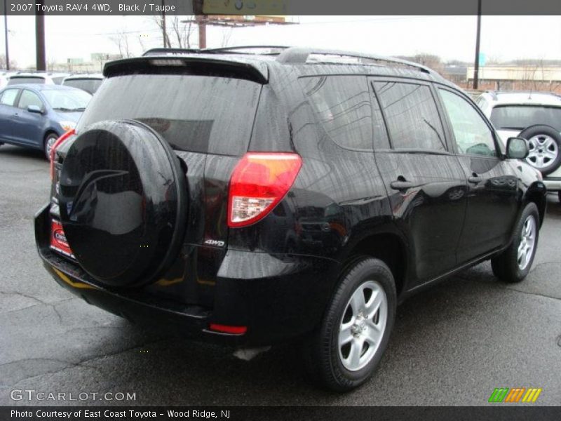 Black / Taupe 2007 Toyota RAV4 4WD