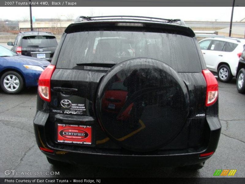 Black / Taupe 2007 Toyota RAV4 4WD