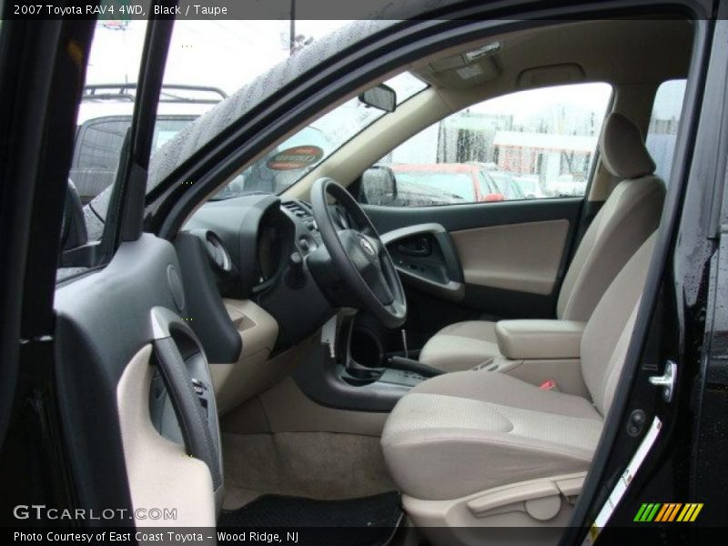 Black / Taupe 2007 Toyota RAV4 4WD