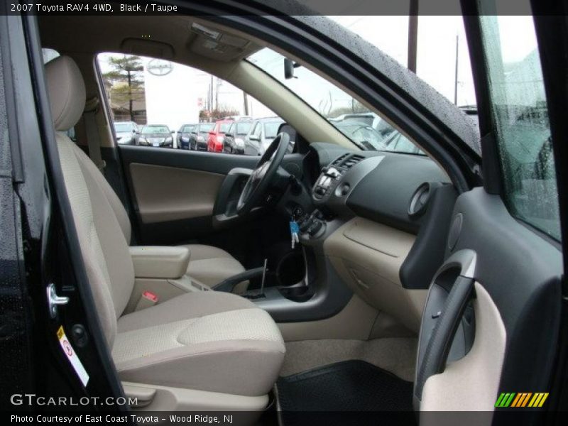 Black / Taupe 2007 Toyota RAV4 4WD