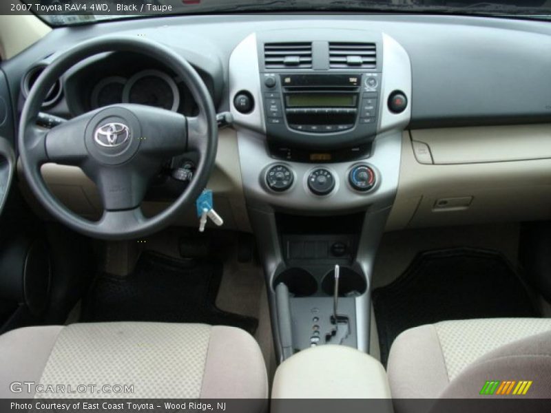 Black / Taupe 2007 Toyota RAV4 4WD