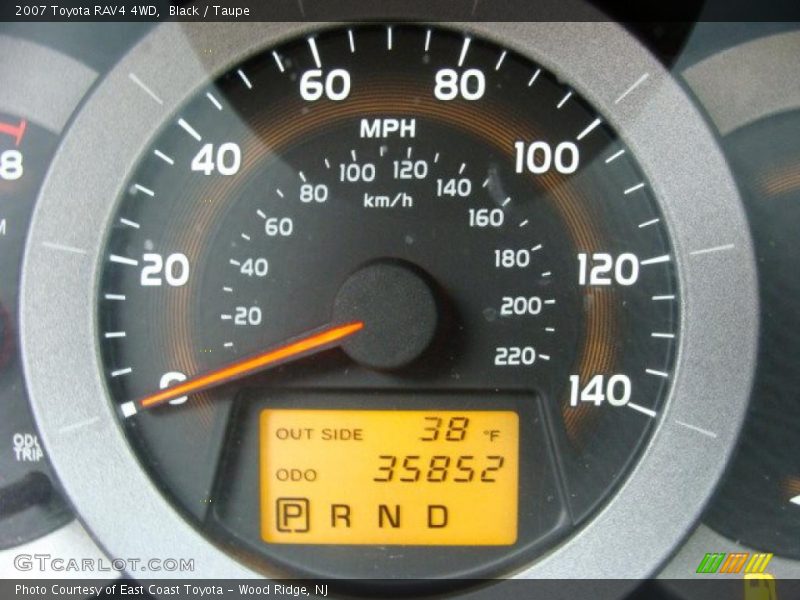 Black / Taupe 2007 Toyota RAV4 4WD