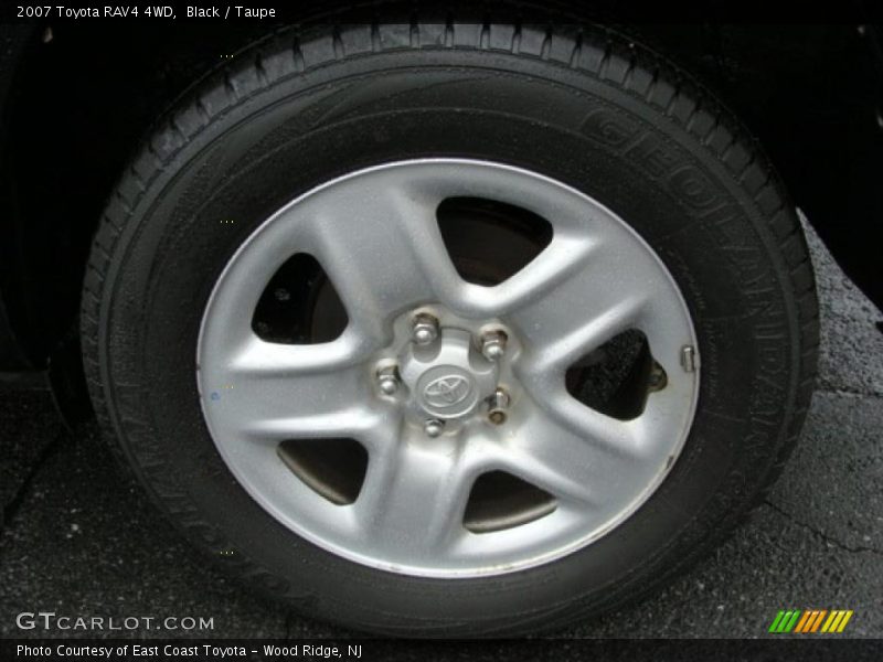 Black / Taupe 2007 Toyota RAV4 4WD