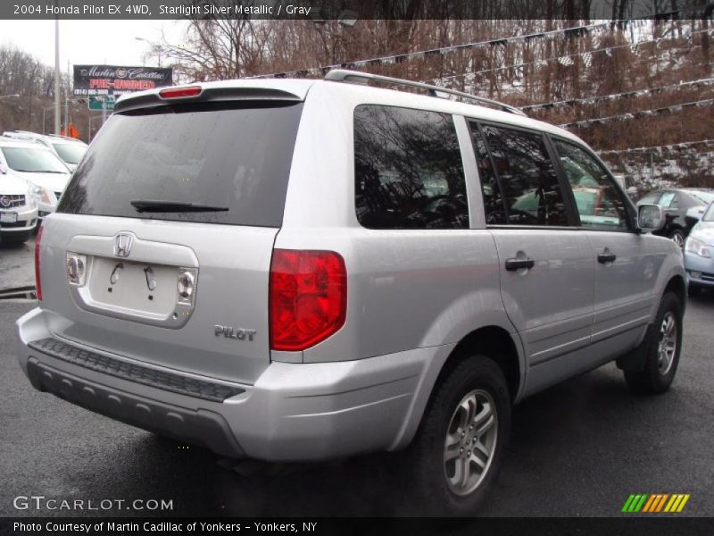 Starlight Silver Metallic / Gray 2004 Honda Pilot EX 4WD