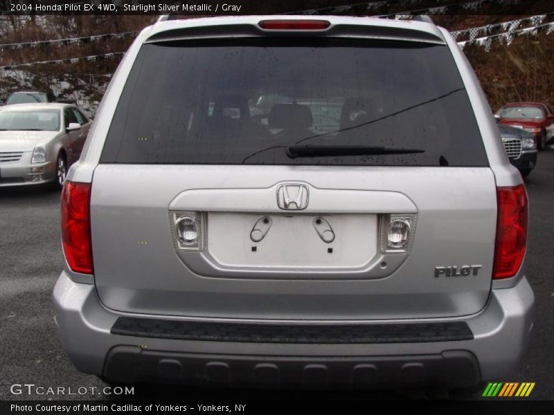 Starlight Silver Metallic / Gray 2004 Honda Pilot EX 4WD