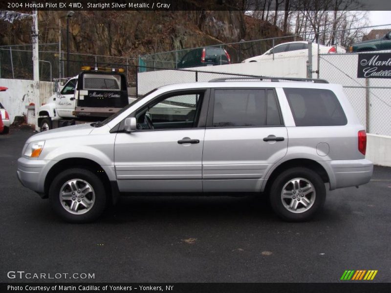 Starlight Silver Metallic / Gray 2004 Honda Pilot EX 4WD