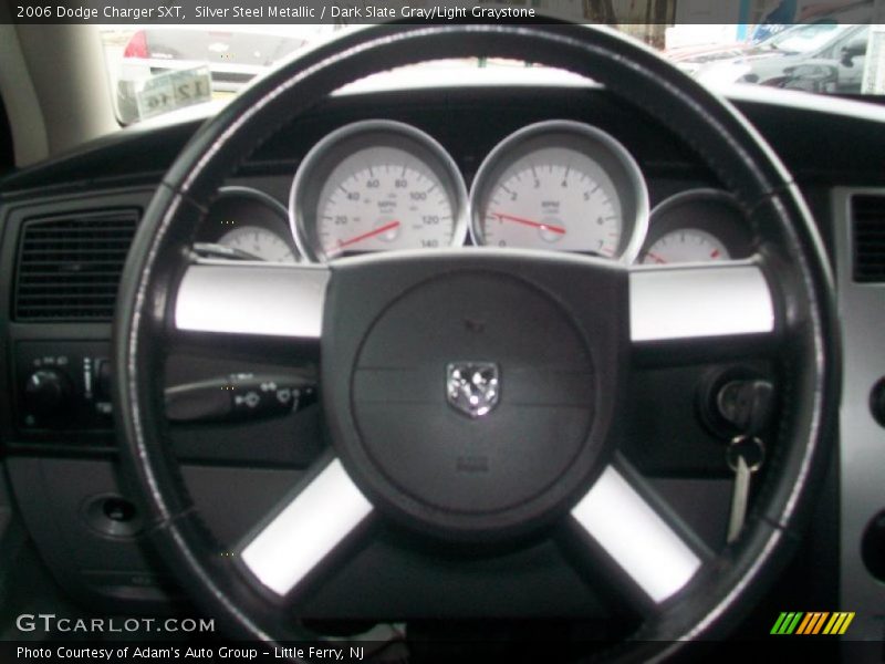 Silver Steel Metallic / Dark Slate Gray/Light Graystone 2006 Dodge Charger SXT