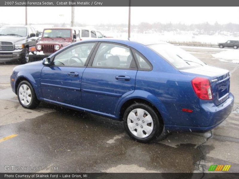 Cobalt Blue Metallic / Grey 2007 Suzuki Forenza Sedan