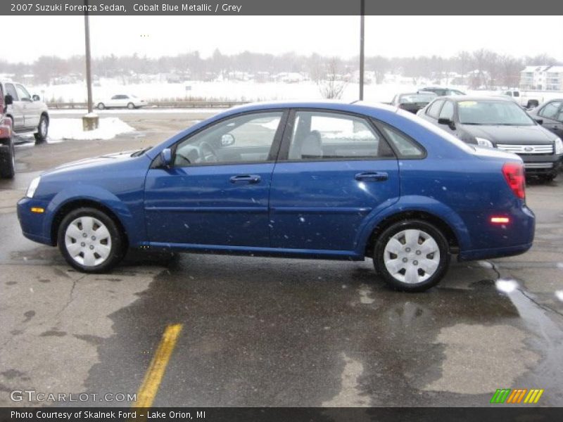 Cobalt Blue Metallic / Grey 2007 Suzuki Forenza Sedan