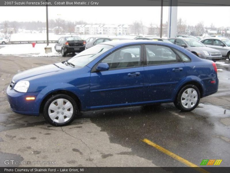 Cobalt Blue Metallic / Grey 2007 Suzuki Forenza Sedan
