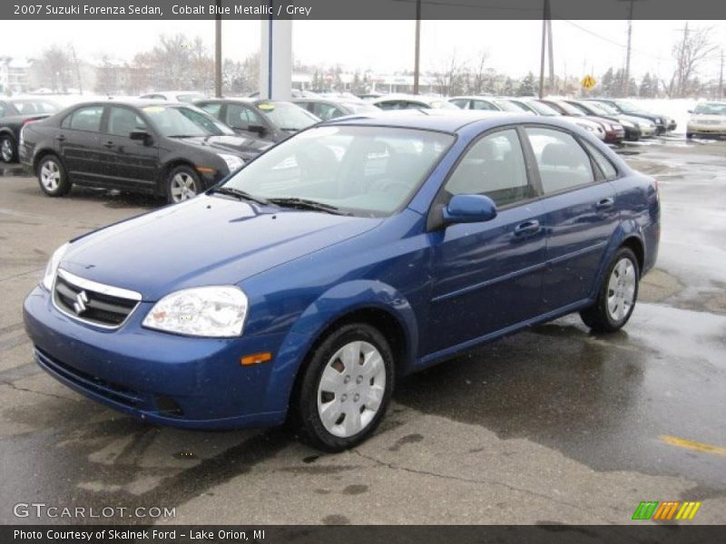 Cobalt Blue Metallic / Grey 2007 Suzuki Forenza Sedan