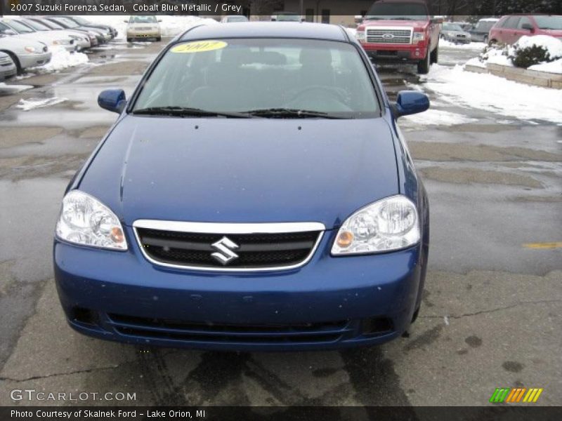 Cobalt Blue Metallic / Grey 2007 Suzuki Forenza Sedan