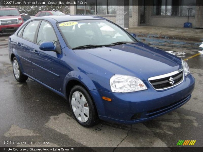 Cobalt Blue Metallic / Grey 2007 Suzuki Forenza Sedan
