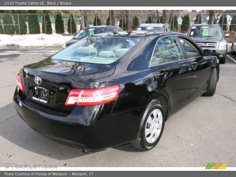 Black / Bisque 2010 Toyota Camry LE