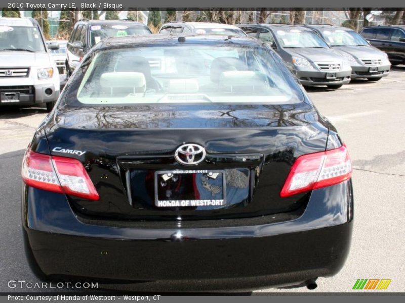Black / Bisque 2010 Toyota Camry LE