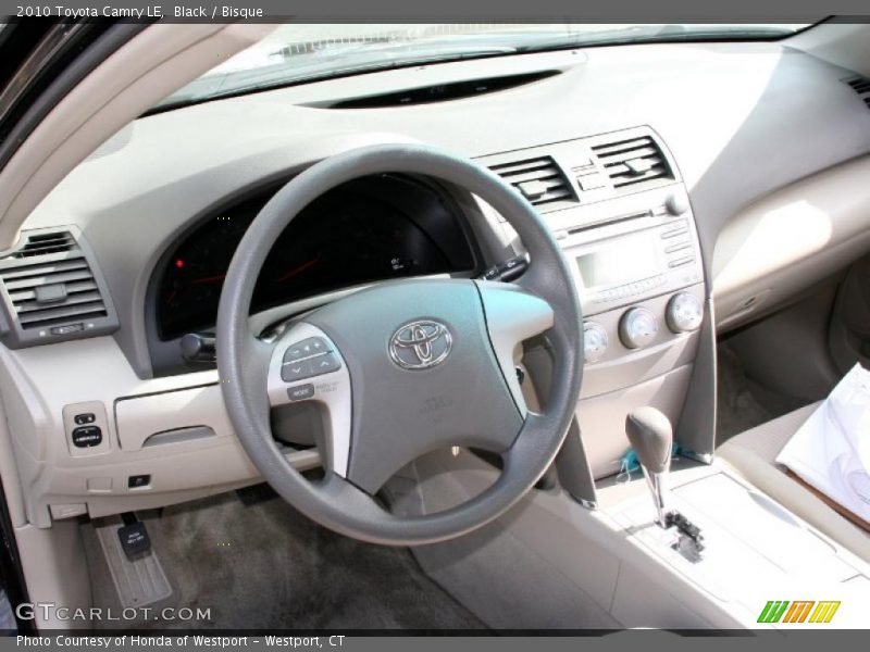 Black / Bisque 2010 Toyota Camry LE